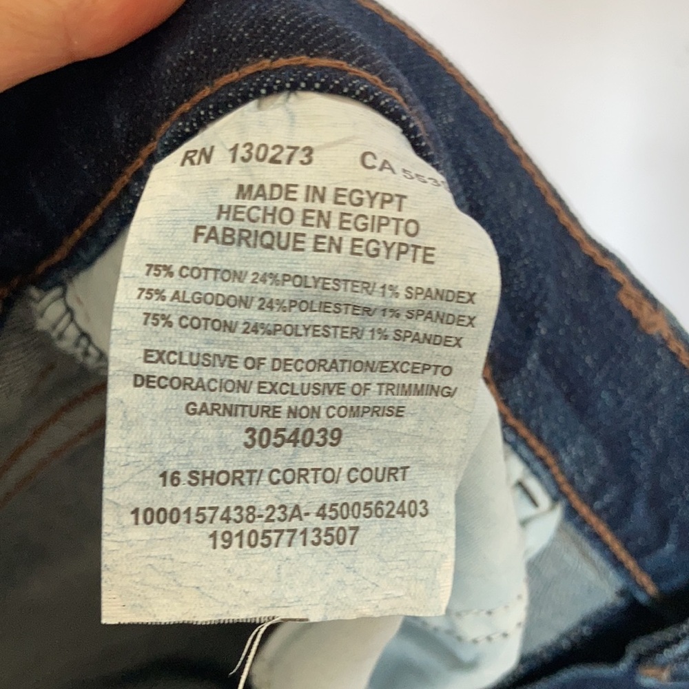 Lee jean midrise relaxed fit straight leg jean 16 short - Picture 17 of 17